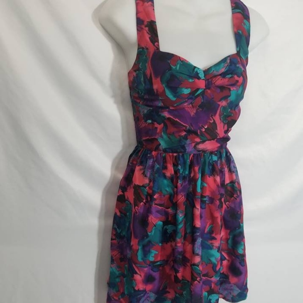 EUC Material Girl Heart Cut Out Dress Size Small